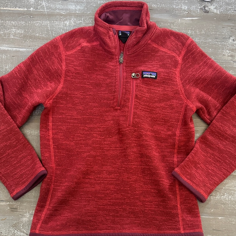 Patagonia Crimson Quarter-Zip Fleece